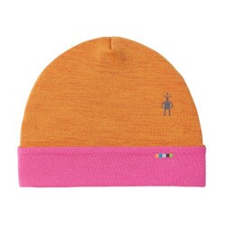 Smartwool Thermal Merino Reversible Cuffed Beanie in Marmalade Heather